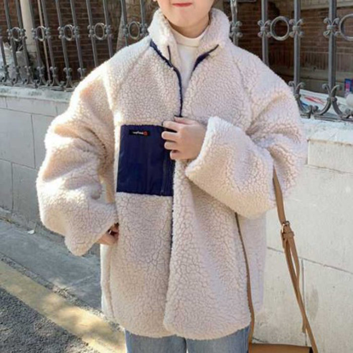 【絶対欲しい】絶妙な色合い 肌触りきもちいい ジッパー 秋冬 長袖 ファッション 韓国系 ジャケット・綿コートアウター
